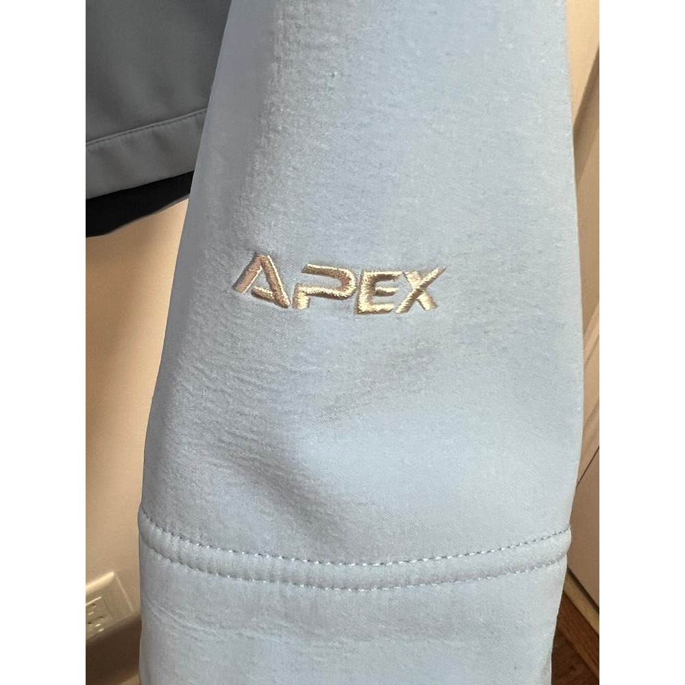 The North Face Womens Apex Bionic Softshell Jacket Light Blue Full Zip Large - Picture 11 of 11